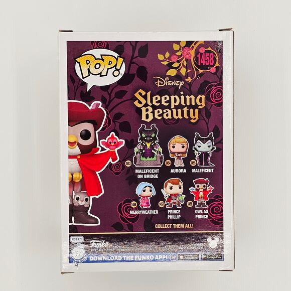 Funko POP Vinyl - Disney - Sleeping Beauty - Owl As Prince - #1458 BOX DAMAGE - Picture 3 of 5